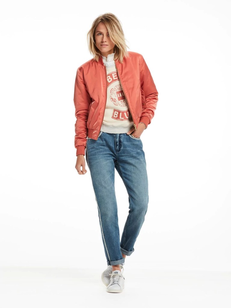 Scotch and Soda satin bomber