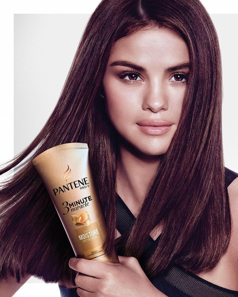 Selena gomez black halter top Pantene