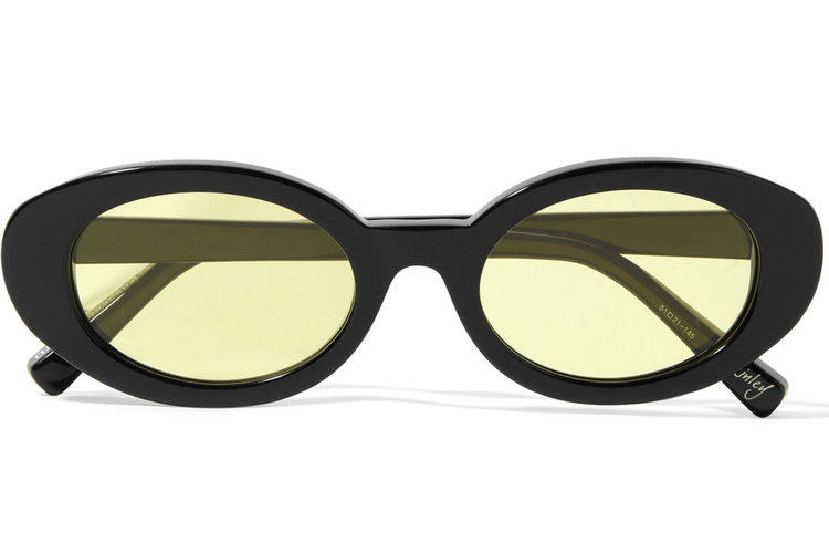 Elizabeth and James ‘Mckinley_ Oval-frame Acetate Sunglasses