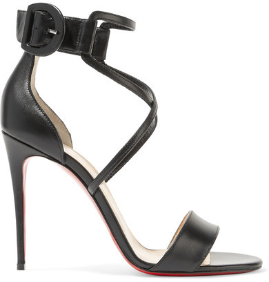 Louboutin Choca 100 Leather Sandals