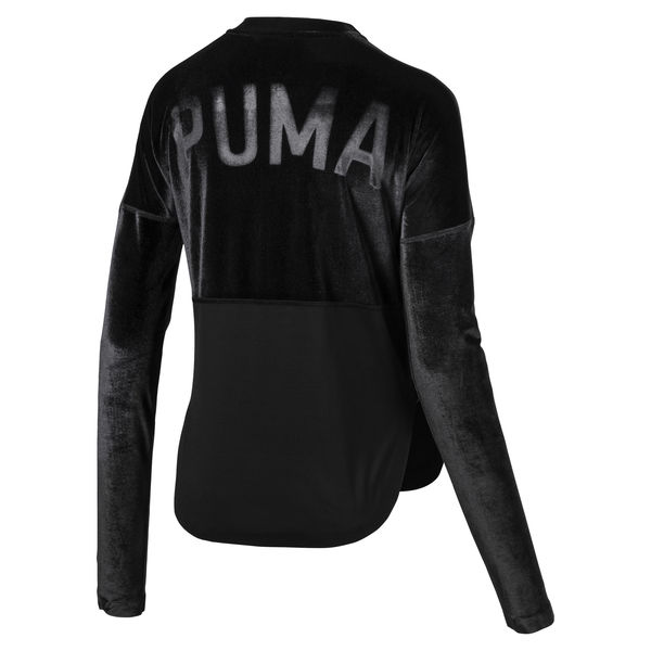 Puma Active Training Women's Velvet Statement Jacket back view