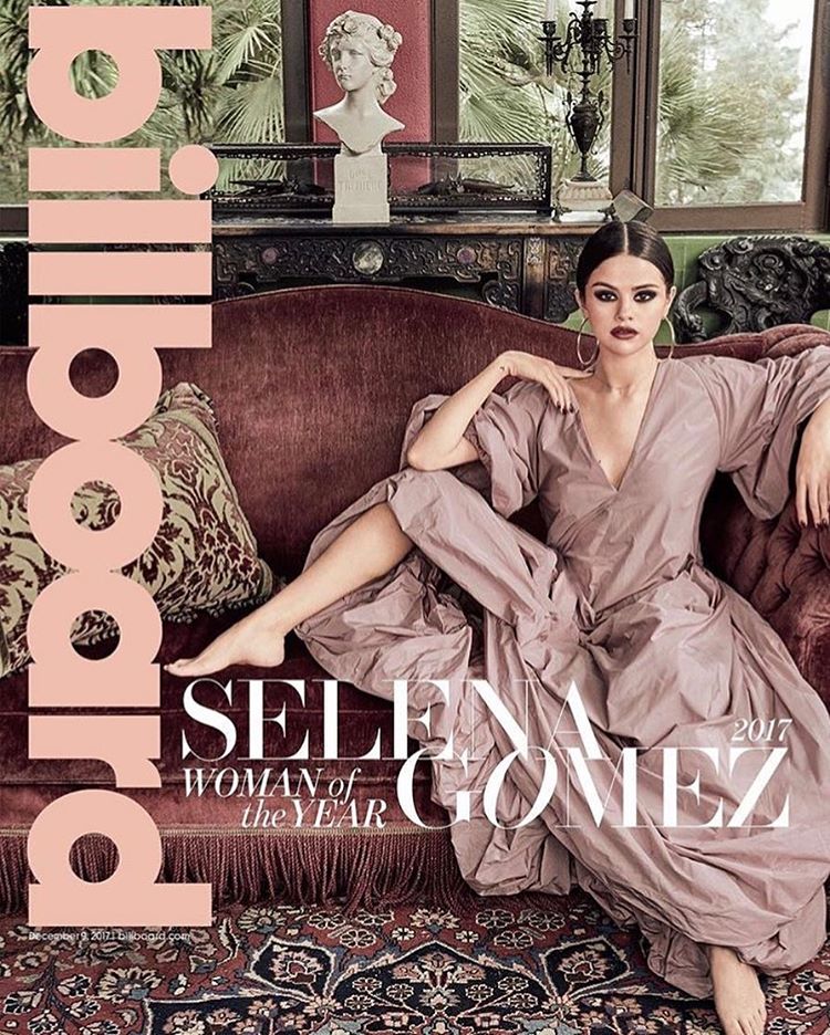 Selena Gomez pink dress Billboard woman of the Year 2017