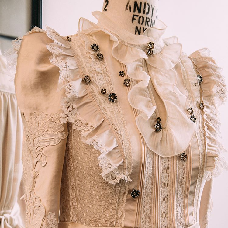 Coach Satin Prairie Dress