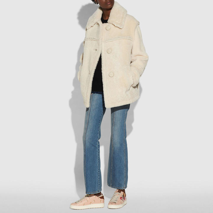 Coach Shearling Coat