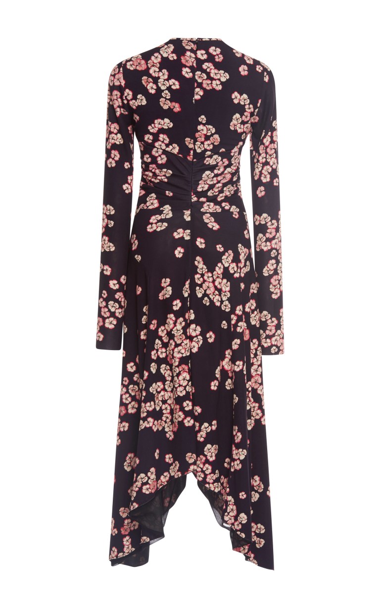 large_isabel-marant-floral-diana-ruched-dress back view