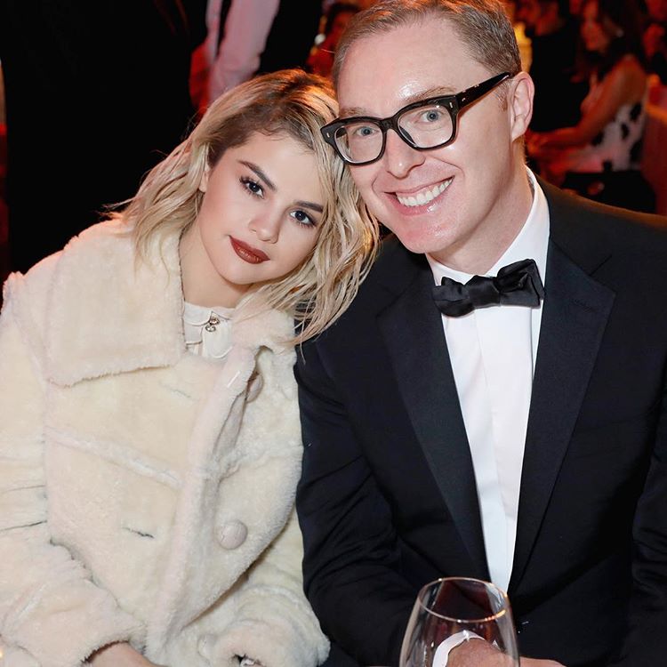 Selena Gomez and Stuart Vevers Fashion Awards 2017
