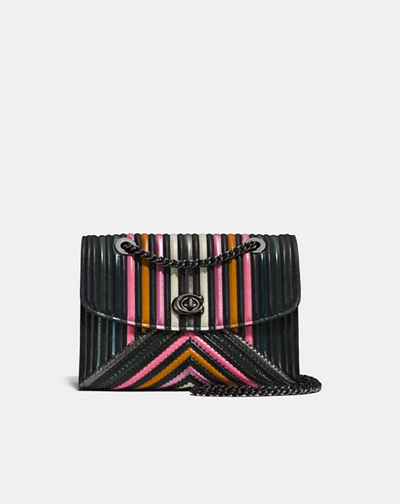 Parker With Colorblock Quilting And Rivets