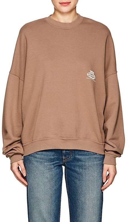 Visitor On Earth Women's Logo Cotton Sweatshirt