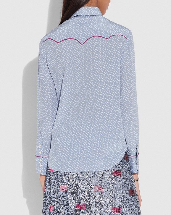 Coach Western Shirt back view