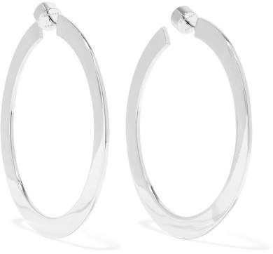 Jennifer Fisher Silver Baby Drew Hoops
