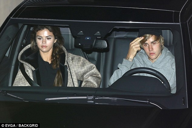 Selena gomez Justin bieber leaving Hillsong 22 February 2018 photo EVGA Backgrid