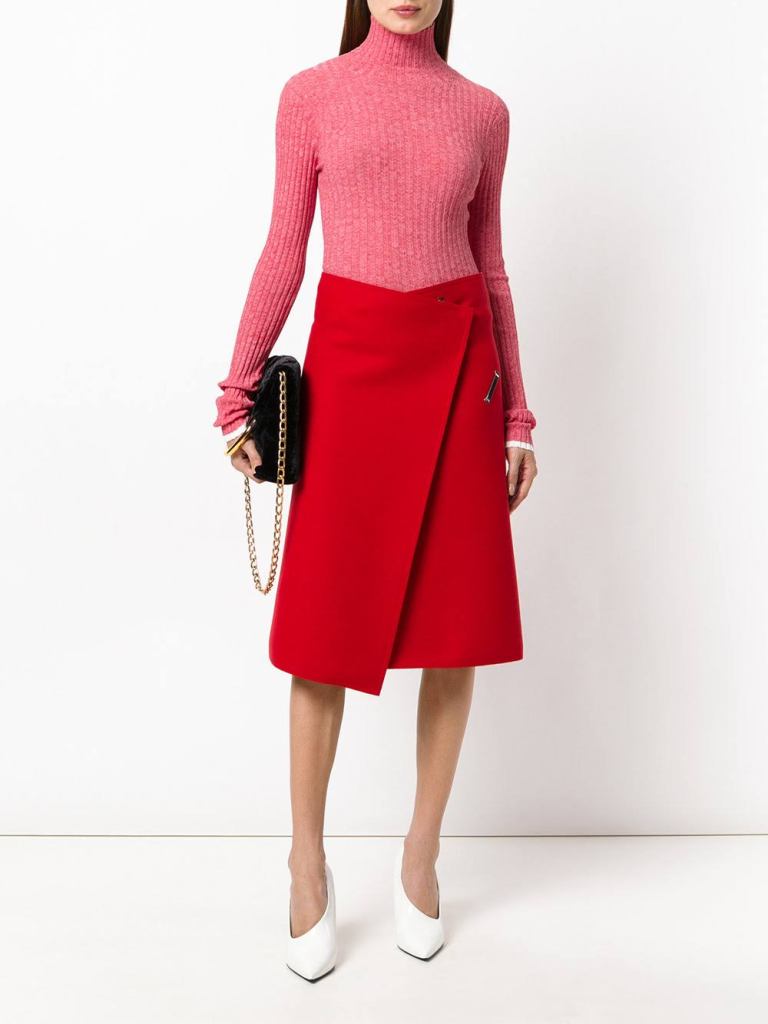 Celine wrap front skirt