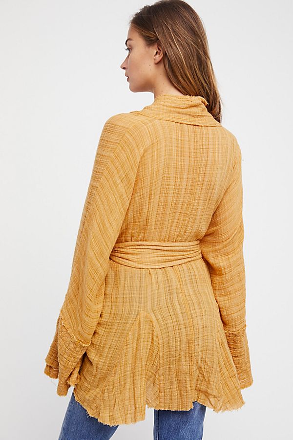 Free People Tie Wrap Kimono back view