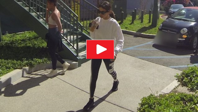 Selena Gomez arrives at hot pilates video Daily Mail