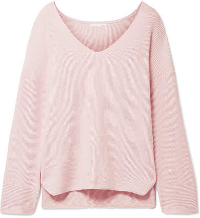 Skin Worldwide Veronica Ribbed Cotton-blend Sweater
