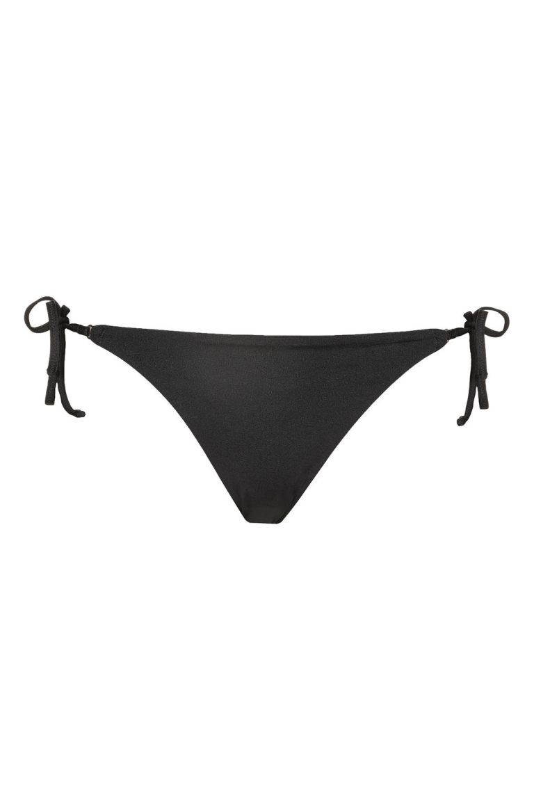 Topshop Ring Trim Tie Side Bikini Bottoms