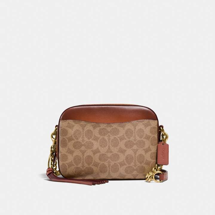 Coach Camera Bag In Signature Canvas