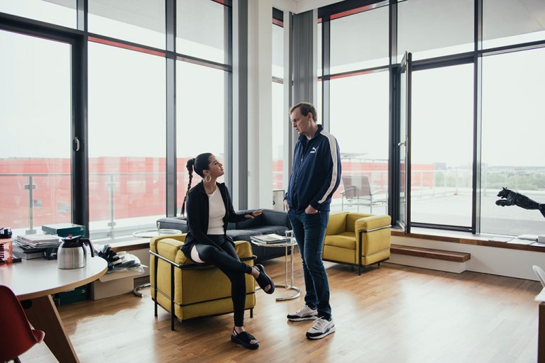 Selena Gomez style white Puma top black jacket blsck leggings April 2018