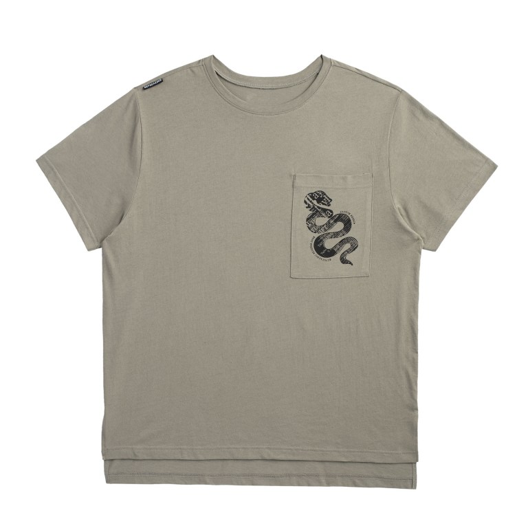 Taylor Swift Green Pocket Tour Tee with Snake Design