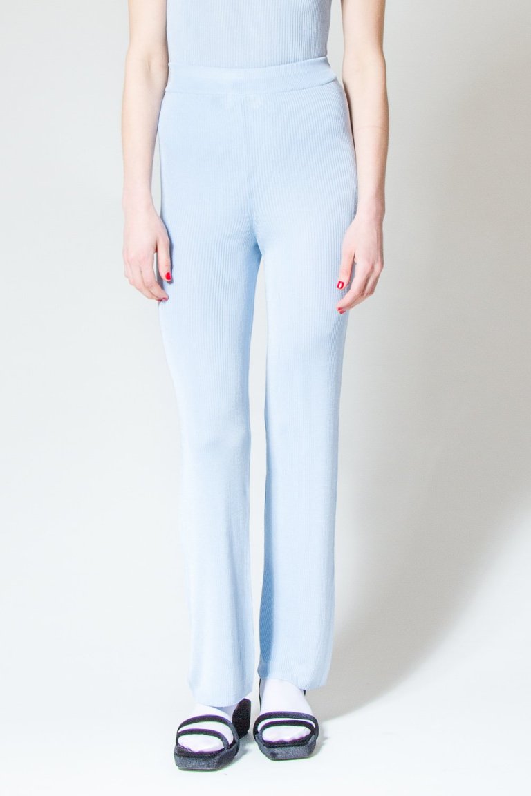 Suzanne Rae Viscose Rib Knit Pants