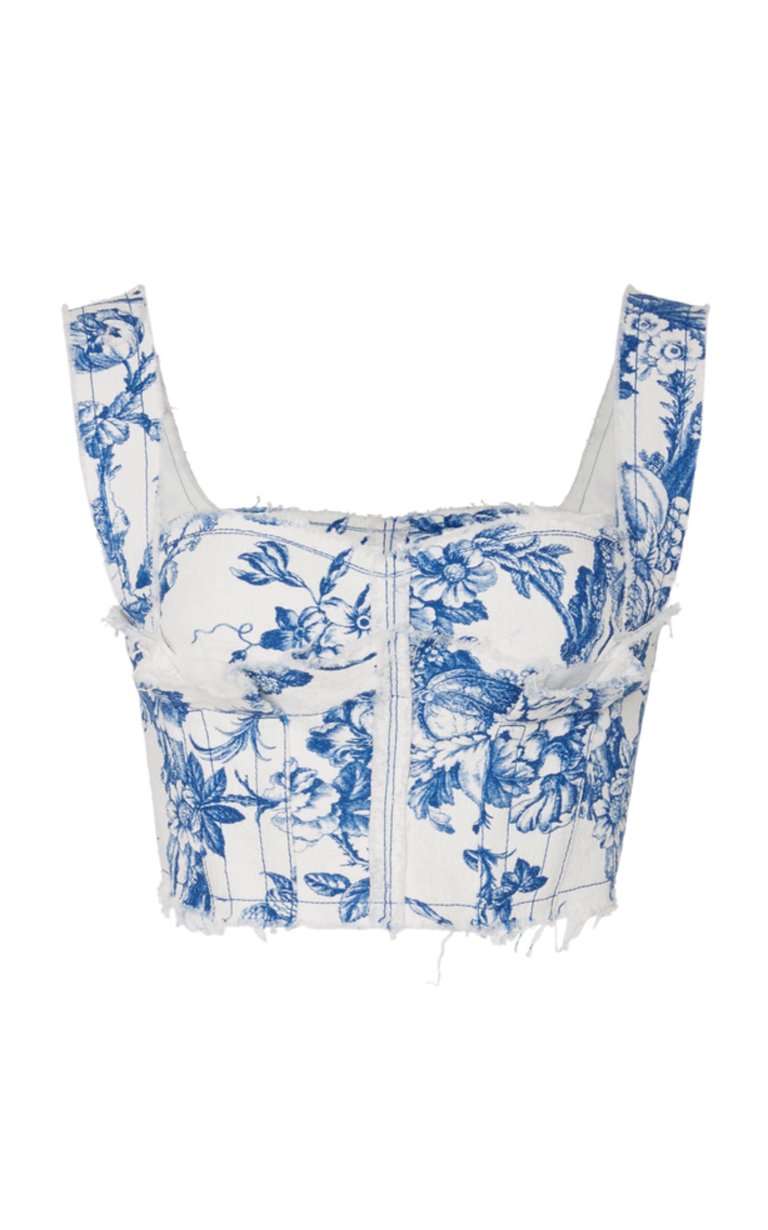 Oscar de la Renta Bustier top