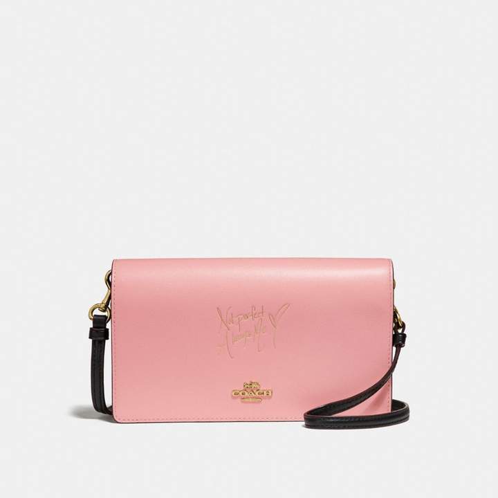 Coach x Selena Foldover Crossbody Clutch in Colorblock