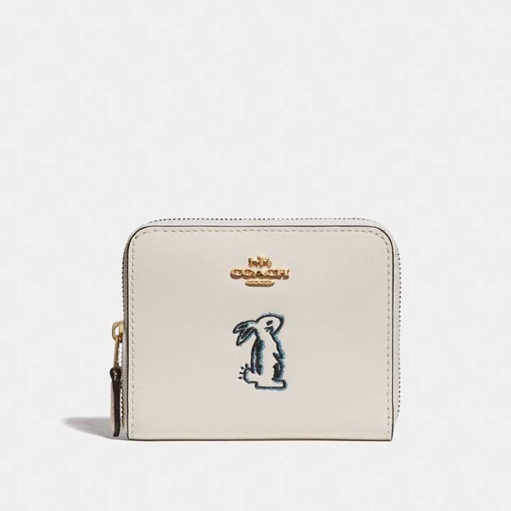 Coach x Selena Small Zip Around Wallet With Bunny