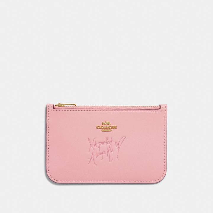 Coach x Selena Zip Card Case in Colorblock