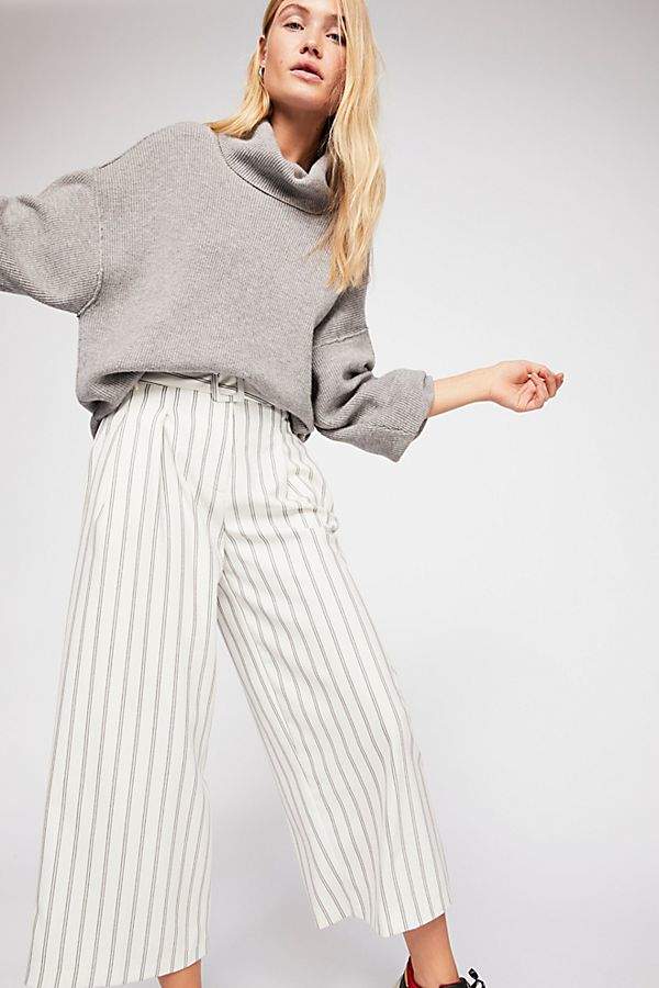 Free People Isla Stripe Trousers