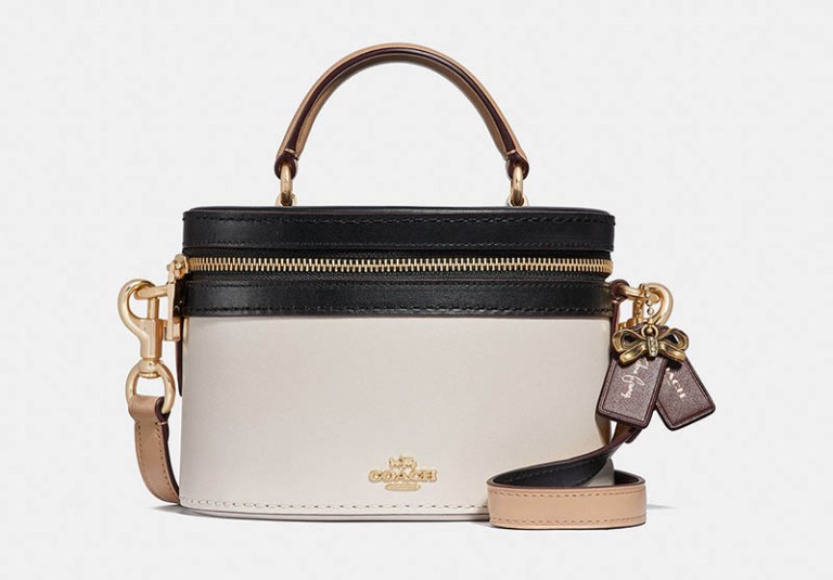 The Coach x Selena Trail bag in Colorblock $295.