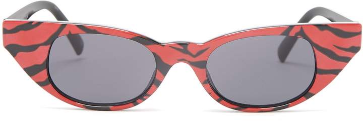 Le Specs The Breaker tiger print acetate sunglasses