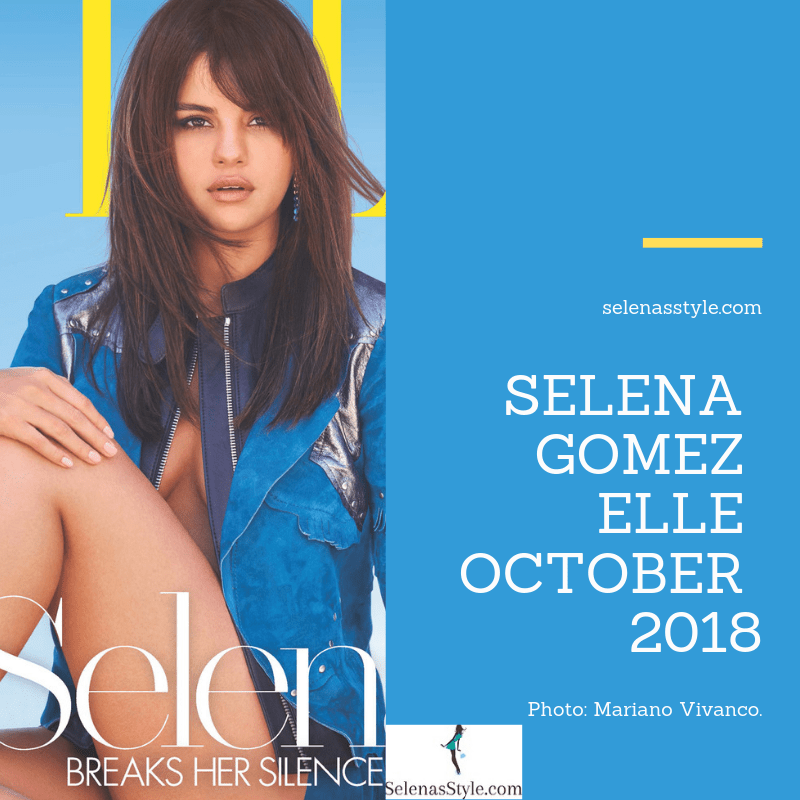 Selena Gomez Elle magazine October 2018