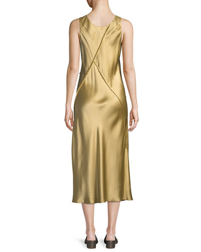 vince-raw-edge-silk-tank-dress-back-view