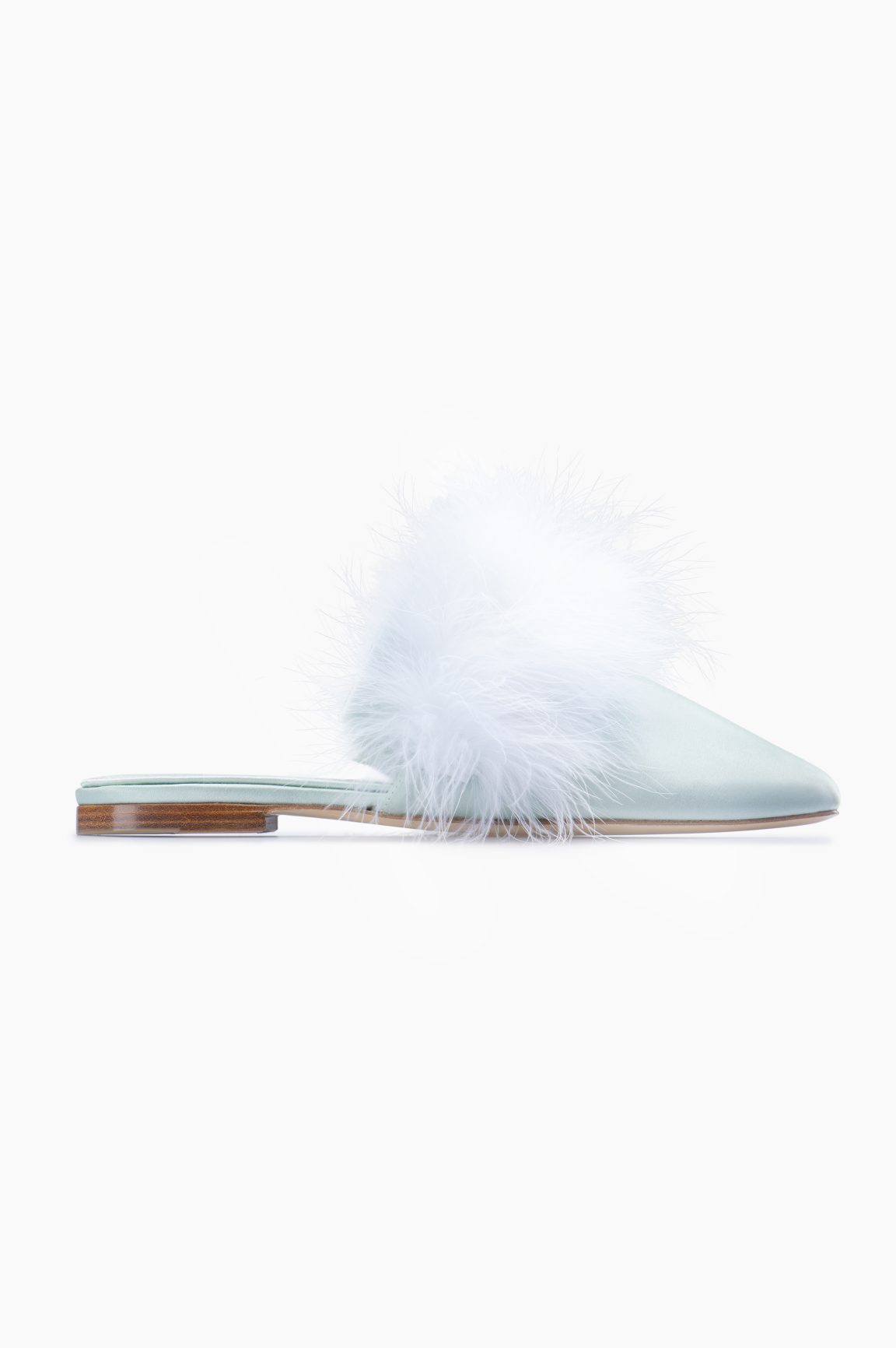 Sleeper Manon Mules with Detachable Feathers