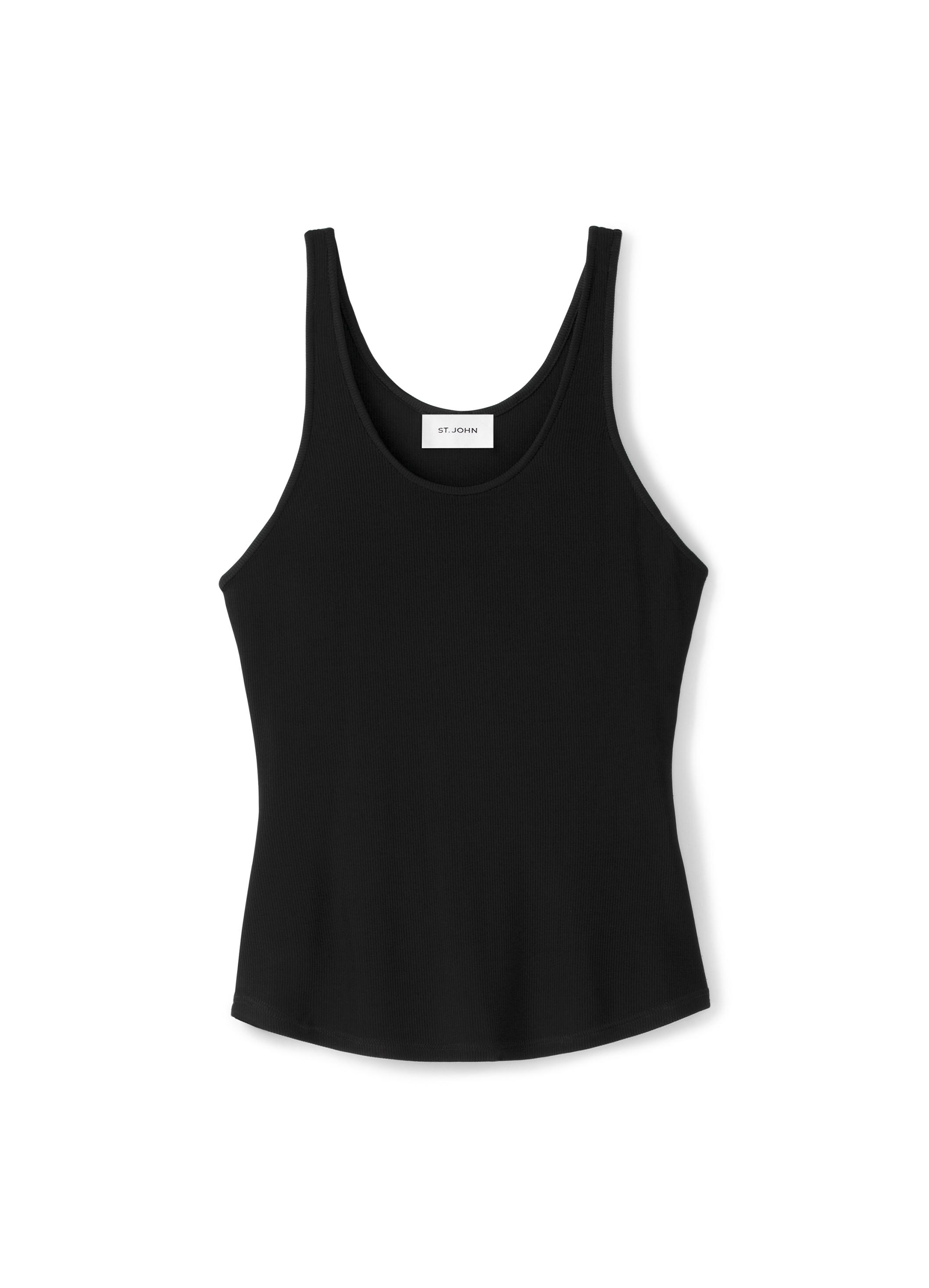 St John Rib Knit Tank Top