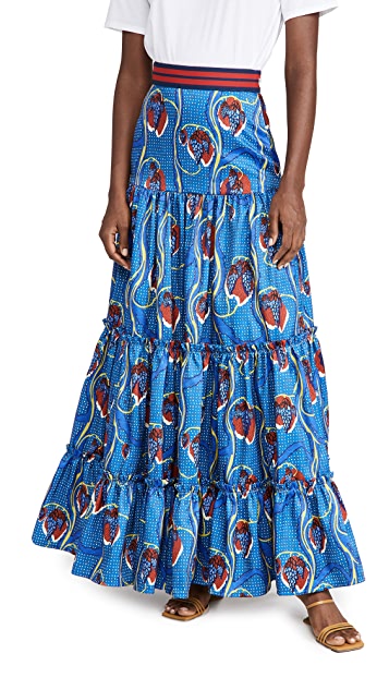 Stella Jean Gonna Wax Skirt