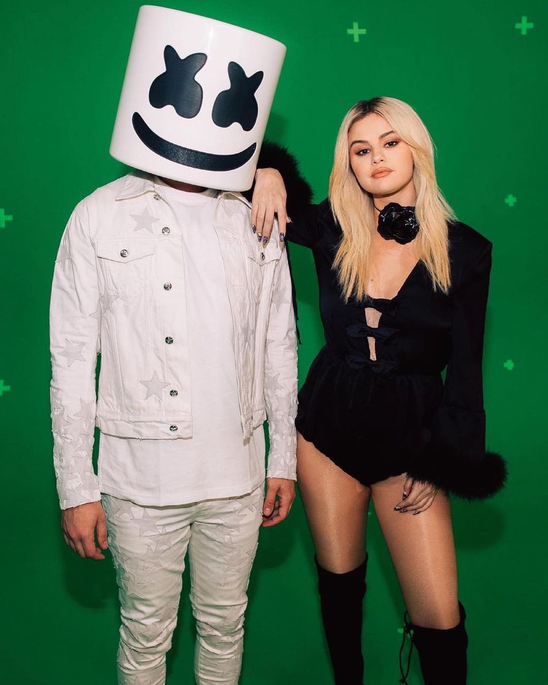 where to get Selena Gomez black bodysuit UEFA Final Opening Ceremnony 29 MAy 2021 Photo Hung Vanngo