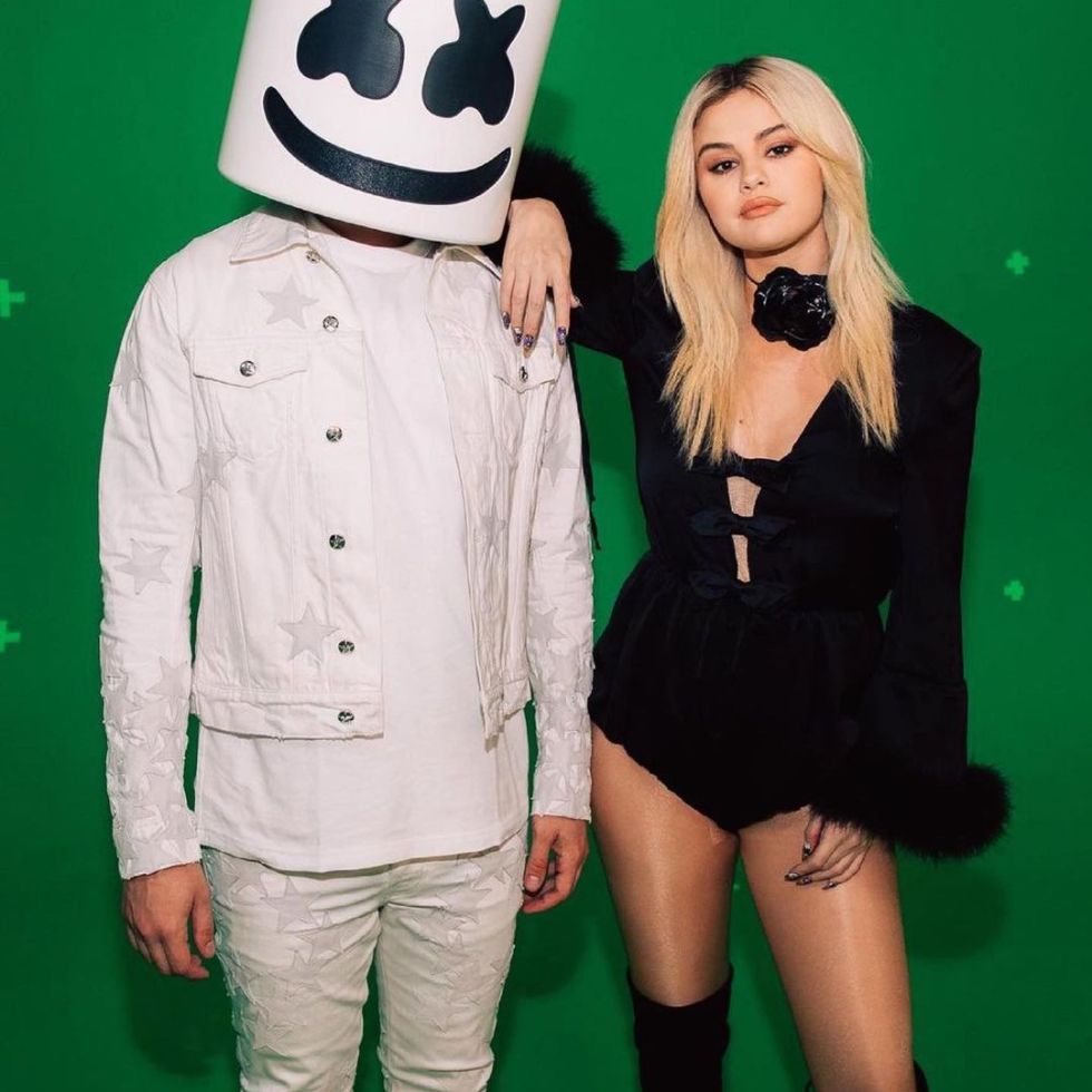 where to get Selena Gomez black bodysuit UEFA Final Opening Ceremnony 29 MAy 2021 Photo Hung Vanngo