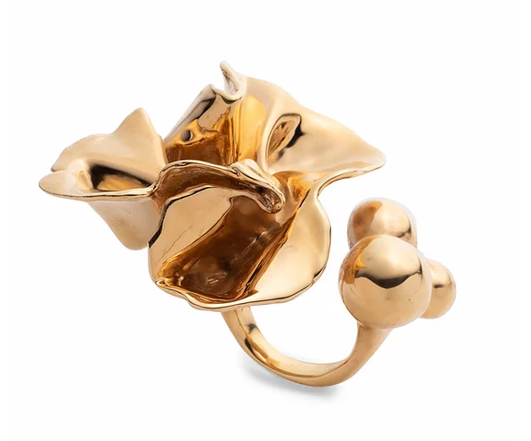 Sterling King Delphinium Ring