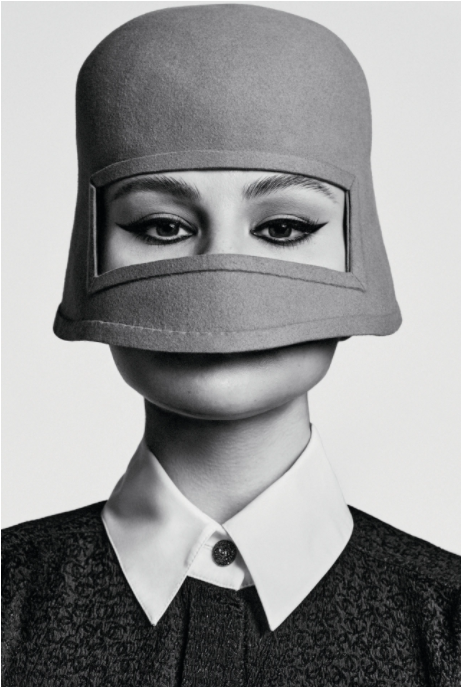 where to get Selena Gomez hat with eye cut out Vogue Australia July 2021 Photo Alique