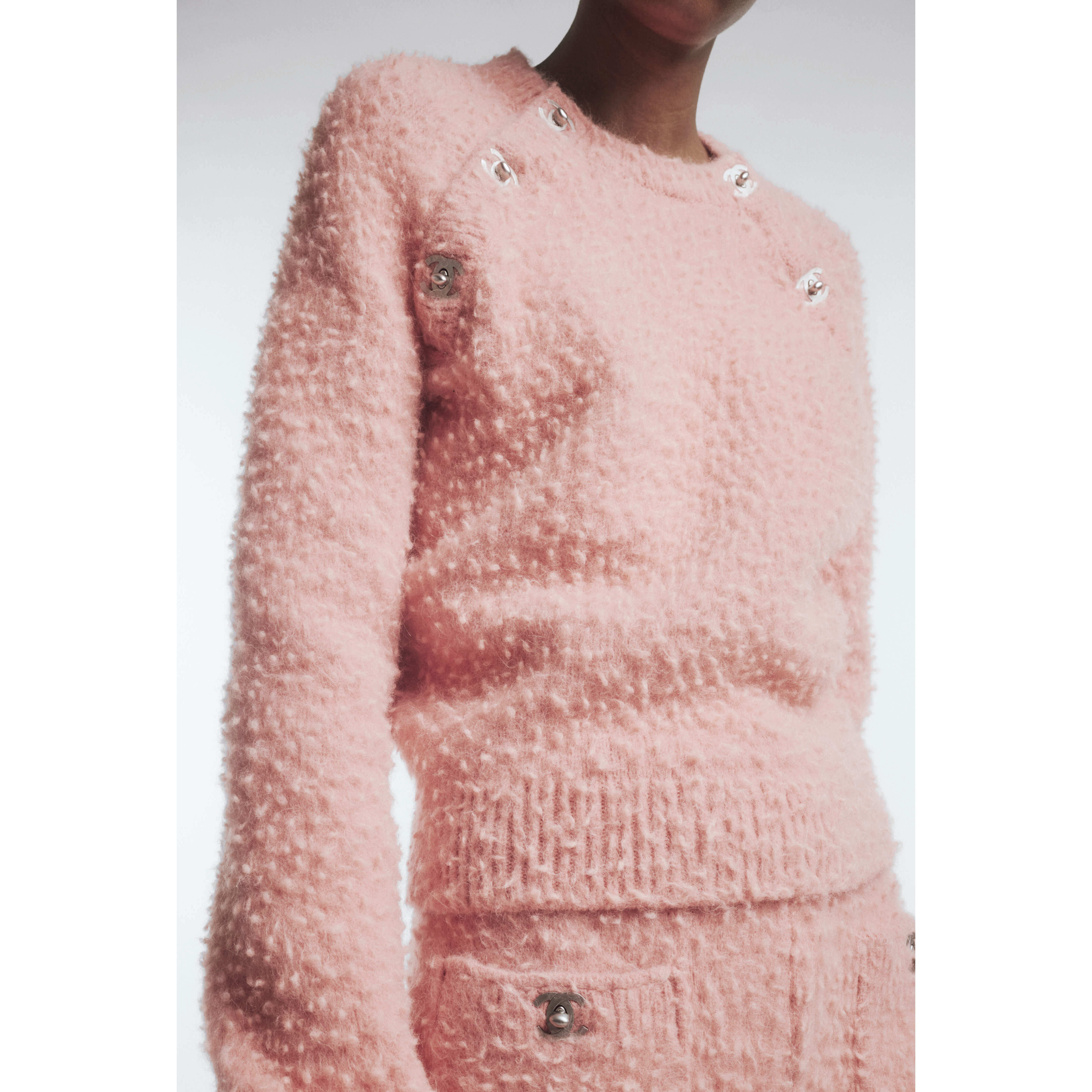 Chanel Alpaca, Mixed Fibers & Wool Pullover