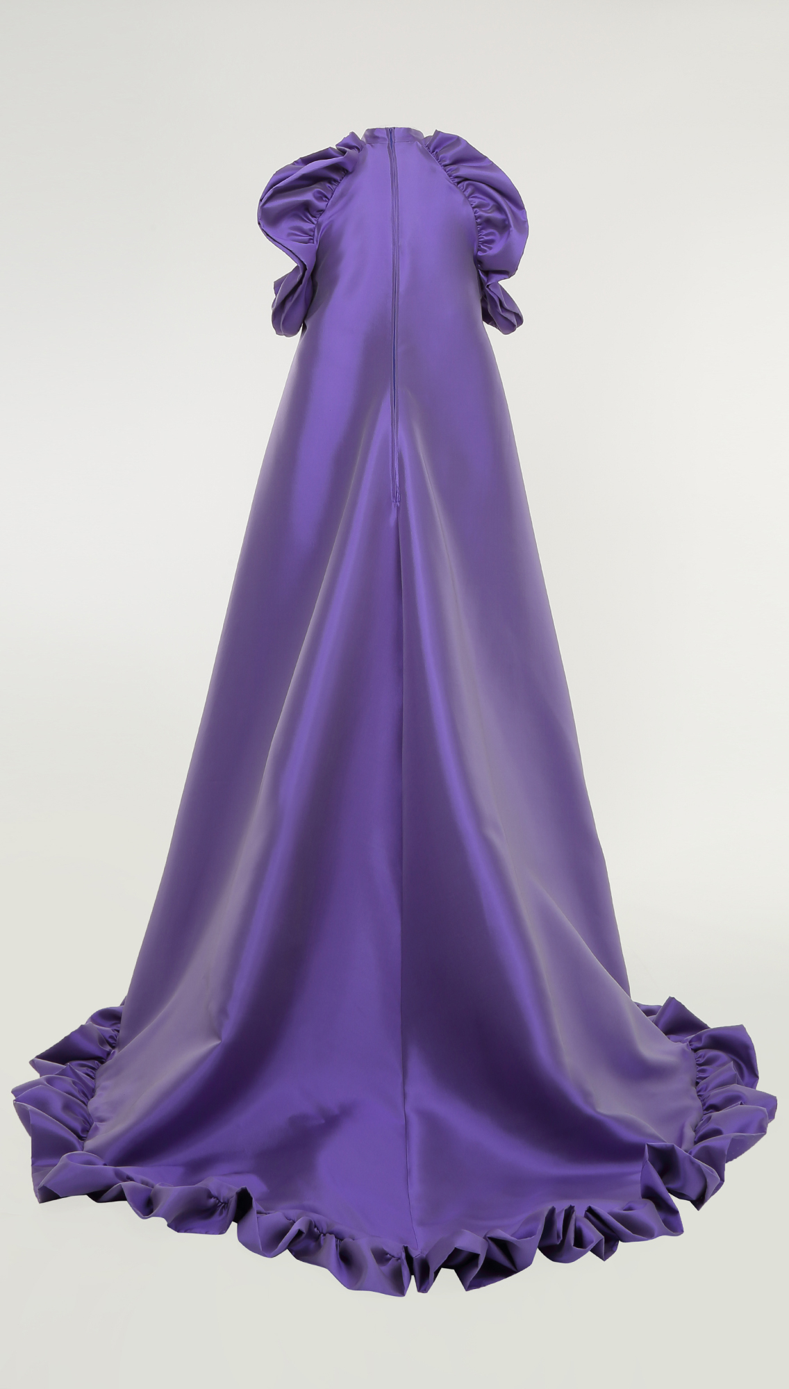 Greta Constantine Telestro Hi Lo Gown back view