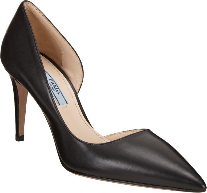 Prada Half D'orsay Pumps